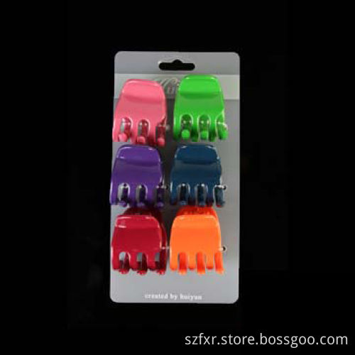 Hair Claw, Made of Plastic and Metal Spring, Customized Specifications and Designs are Accepted